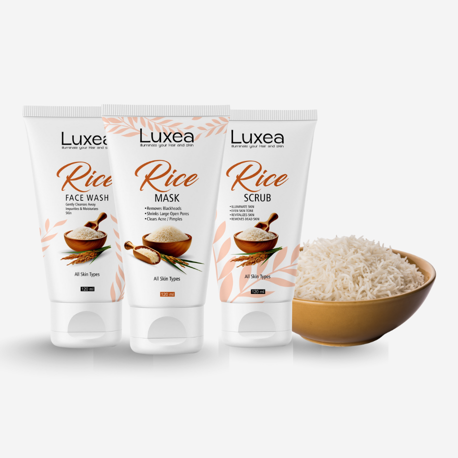 Rice Kit (Mask, Facewash, Scrub)
